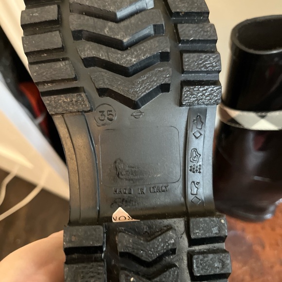 Burberry Women's Kenyon Nova Belt Rain Boots Size ( 5-35 ) Black - Picture 13 of 13